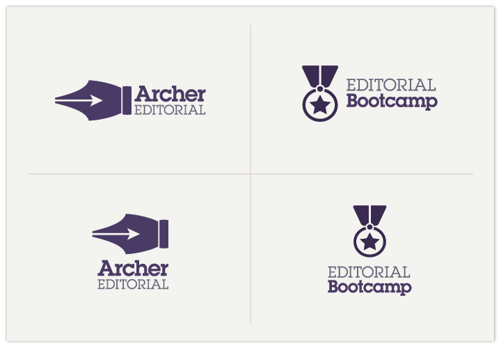 Image of Archer Editorial logo by John Paredes Design